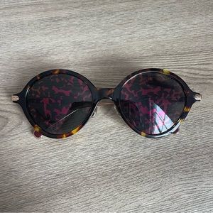 Christian Dior Round Tortoise Shell Sunglasses (FREE SHIPPING)